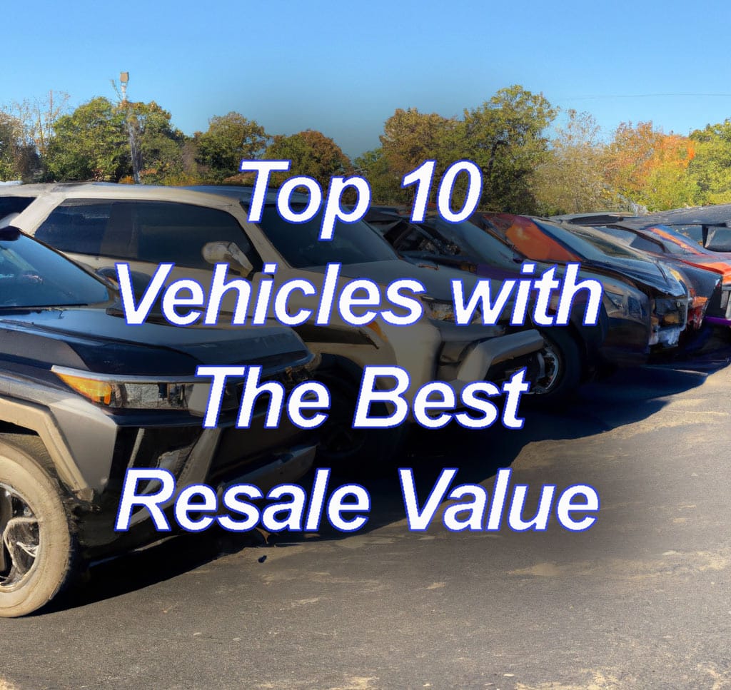Top Ten Vehicles with the Best Resale Value