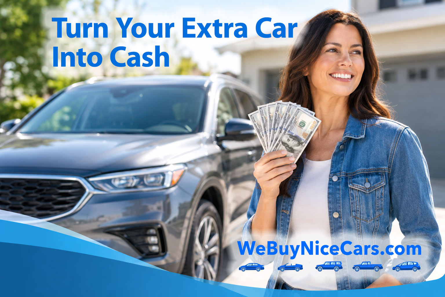 Turn your extra car into cash